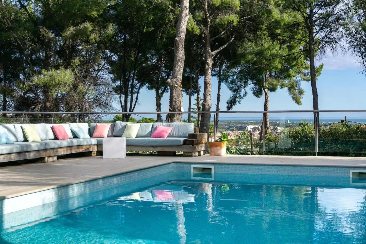 Villa Bella Vista Castelldefels Exterior foto